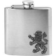 english-pewter-company-6oz-rampant-lion-badge-flask---silver-34473431