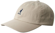 Kangol Washed Baseball Keps - Khaki Beige