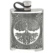 english-pewter-company-6oz-tree-of-life-flexi-cap-hip-flask---silver-34391232
