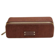 Alice Wheeler London Kensington Small Mocka Train Case - Chokladbrun