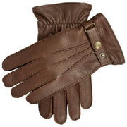 Dents Whitchurch Deerskin Läderhandskar - Valnötsbrun