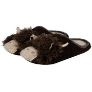 totes-toasties-novelty-applique-mule-slippers---brown-34474165