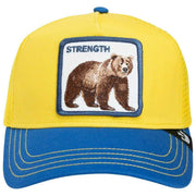 Goorin Bros Strong Bear Fab Farm Trucker Hat - Blå/Gul/Brun