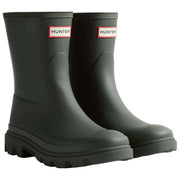 Hunter Downpour Short Wellington Boots - Mörk olivgrön