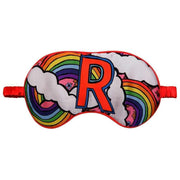 Jessica Russell Flint R for Rainbow Silk Eye Mask - Vit/Rosa/Gul