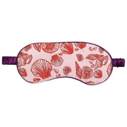 Jessica Russell Flint Shells Silk Eye Mask - Röd/Rosa