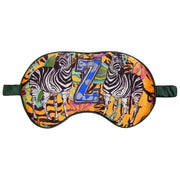 Jessica Russell Flint Z för Zebra Silk Eye Mask - Orange