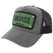 John Hatter Badass Rubber Trucker Hat - Grå/Svart/Grön