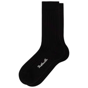 Pantherella Jasmine Cotton Lisle Strumpor - Svart