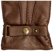 Dents Whitchurch Deerskin Läderhandskar - Valnötsbrun