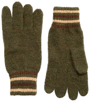 Dents Salcombe Rib Knit Gloves - Olivgrön
