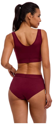 Falke Daily Comfort Print 2-Pack Bustier Bralette - Röd