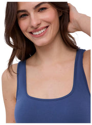 Falke Daily Seamless Väst Top - Captain Blue