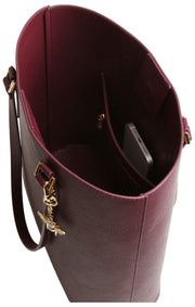 Alice Wheeler London Marlow Tygväska - Berry Red