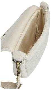 Hindbag Margault Teddy Axelväska - Arctic White