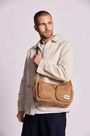 Hindbag Emile Multi Pocket Axelväska - Cinnamon Brown