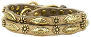 Campomaggi Siena Stud Läder Kedjebälte - Ice Beige