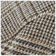 Dents Stanwick Tweed Flat Cap - Brun