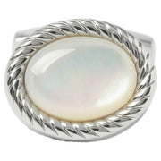 simon-carter-charles-mother-of-pearl-cufflinks---whitesilver-35450799