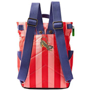 roka-canfield-b-small-recycled-canvas-backpack---circus-print-redpink-35902363