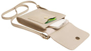 Alice Wheeler London Mini Bloomsbury Crossbody-väska - Stone Beige