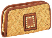 Campomaggi Veracruz Halmläderväska - Naturlig Beige/Cognac Tan