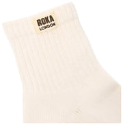 Roka Windsor Solid Crew Socks - Marshmallow White