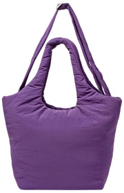 Roka Oxford Medium Taslon Axelväska - Gothic Grape Lila