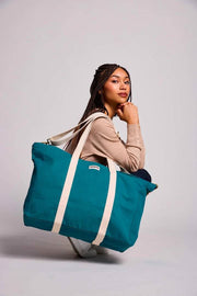 Hindbag Jean Weekendväska - Peacock Blue