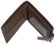 Dents Aire Passcase Wallet - Chokladbrun