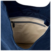 Roka Hoxton Large Cotton Canvas Axelväska - Admiral Blue
