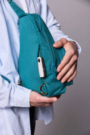 Hindbag Felix Sling Bag - Peacock Blue