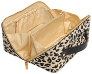 Alice Wheeler London Animal Print Train Case - Ljus Leopard/Svart