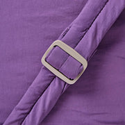 Roka Oxford Medium Taslon Axelväska - Gothic Grape Lila