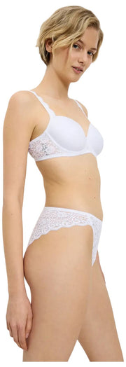 Triumph Amourette Tai-byxor med hög ben - Vit