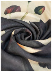 Powder Midnight Orchid Wrap Scarf - Vit