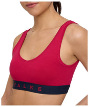 Falke Daily Comfort Print 2-Pack Bustier Bralette - Röd/Svart