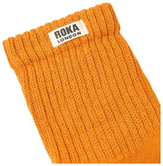 Roka Windsor Solid Crew Socks - Burnt Orange