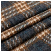 Dents Rutig Rutig Tofs Scarf - Grå/Kaffebrun