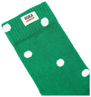 Roka Wimbledon Crew Socks - Amazon Dot Green/White