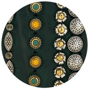 Campomaggi Forte Dei Marmi Rhinestone Purse - Grön flaska