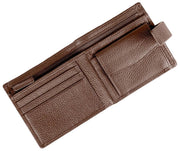 Dents Aire Coin Bifold Wallet - Chokladbrun