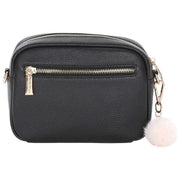 pom-pom-london-original-faux-fleece-crossbody-bag---black-35929281