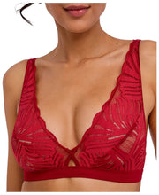 Falke Delicate Touch Triangle Bralette - Ventimiglia Röd