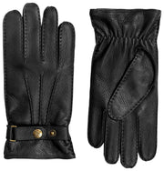 Dents Whitchurch Deerskin Läderhandskar - Svart