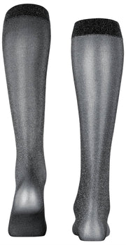 Falke Glitter 30 Denier Knähöga strumpor - Svart/Sliver