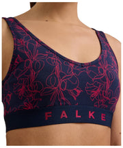 Falke Daily Comfort Print 2-Pack Bustier Bralette - Röd/Svart