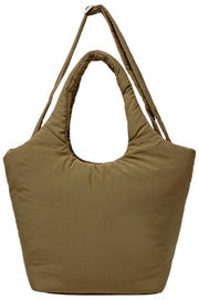Roka Oxford Medium Taslon Axelväska - Moss Brown