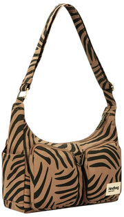 Hindbag Emile Multi Pocket Axelväska - Cinnamon Tiger Brown