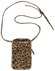 Hindbag Bill telefonväska - Leopard Cinnamon Brown